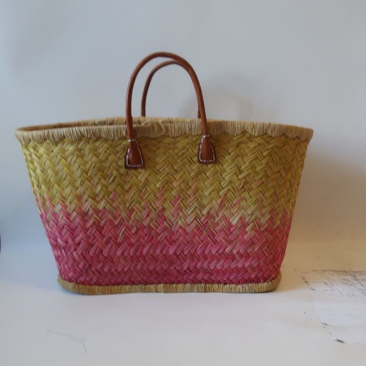 Nwt Womens Tina Demel Yellow Pink Ombre Swim Beach Tote Bag * Color: Natural, Yellow, Pink Ombre Pattern Loop/Button Closure Ticketed Price: $45 Doube Handle Interior Cc Slip Pocket Material: Straw Bag Measurements: Depth: 7.1" Height: 11.3" Width: 16.2" Handle Drop: 3.6" Nwt, New With Tags. ...Tin_ros-4** Casual Yellow Woven Beach Bag, Yellow Beach Bag With Braided Handles For Beach Season, Casual Yellow Straw Beach Bag, Casual Yellow Woven Straw Bag, Casual Yellow Straw Bag For Beach, Casual Yellow Straw Bag For The Beach, Casual Yellow Handmade Straw Bag, Yellow Beach Bag With Braided Handles For Shopping, Yellow Woven Beach Bag For Spring