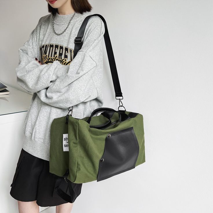 Materials: Canvas Sport Duffle Bag, Graphic Jackets, Canvas Duffle Bag, Xmas Sale, Free Tote, Workout Bags, Coach Jacket, Bag Canvas, Duffel Bag