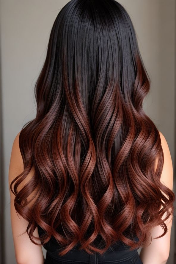 Copper Hair | auburn hair Auburn Balayage Copper, Copper Hair Colour, Short Rainbow Hair, Stacked Haircut, Lilac Hair Color, Haircolor Ideas, Amazing Waterfall, Auburn Balayage, Gorgeous Images