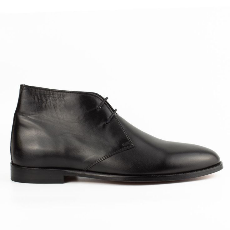 Up your shoe game with our versatile style Breeze Black Leather Boots, a definitive choice for Men's Leather Chukka Boots. Crafted with meticulous attention to detail, these boots seamlessly blend classic design and premium materials for an unmatched look. Step confidently into the world of timeless fashion as you shop now for these exceptional chukka boots, embracing the fusion of traditional charm and modern sophistication. Own a pair of Breeze Black Leather Boots that seamlessly enhance your Formal Calf Leather Ankle Lace-up Boots, Black Lace-up Boots For Formal Occasions, Formal Black Lace-up Boots, Elegant Black Chukka Ankle Boots, Business Calf Leather Boots With Snip Toe, Classic Lace-up Boots For Derby, Elegant Ankle Lace-up Boots For Derby, Luxury Formal Boots, Formal Chelsea Ankle Boots With Brogue Detailing