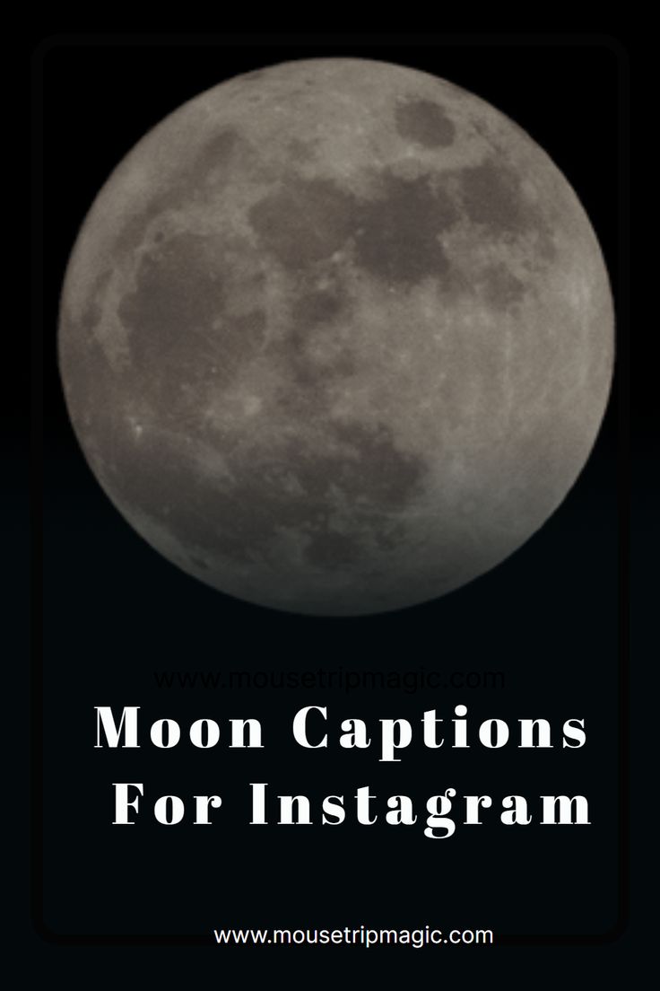 the moon captions for instagram