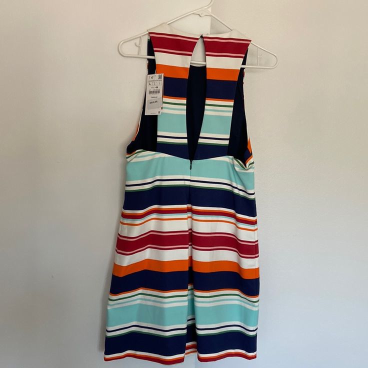 Never Been Worn. With Tags. From Zara’s Trafaluc Collection. Size Large Striped Knee-length Mini Dress For Vacation, Striped A-line Vacation Dress, Casual Multicolor Vertical Stripe Dresses, Casual Multicolor Striped Dresses, Casual Multicolor Dress With Vertical Stripes, Casual Multicolor Dresses With Vertical Stripes, Spring Sleeveless Mini Dress With Vertical Stripes, Casual Sleeveless Dress With Vertical Stripes, Spring Striped Mini Dress Lined