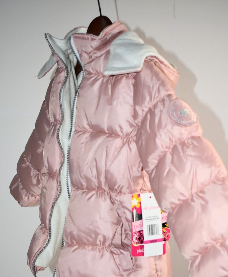 #Pink Platinum Puffer Jacket For Girls #Pink Platinum #New With Tags #Children Jacket #Size 5/6 #Water Resistant Outer Shell #Win Protected Garment # Warm Winter Fleece Lining 2 Side Pocket In Front #Zipper Lightweight Comfortable #100% Polyester Pink Outerwear For School In Fall, Pink Long Sleeve School Outerwear, Cute Winter Outerwear For School, Trendy Pink Hooded Puffer Jacket, Pink Winter Puffer Jacket With Pockets, Pink Puffer Jacket With Pockets For Winter, Cute Pink Outerwear With Pockets, Pink Hooded Puffer Jacket For Fall, Trendy Pink Puffer Jacket For Cold Weather