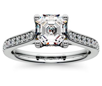 Asscher Tulip Pave Diamond Engagement Ring in Platinum  http://www.brilliance.com/engagement-rings/tulip-pave-diamond-ring-platinum-1/4-ctw White Gold Diamond Ring With Asscher Brilliant Cut, White Gold Asscher Cut Diamond Ring With Vvs Clarity, Platinum Asscher Cut Diamond Ring With Accents, Classic Emerald Cut Ring With Pave Setting, 14k White Gold Diamond Ring With Asscher Cut, 14k White Gold Diamond Ring, Asscher Cut, Diamond White, Asscher Cut Diamond Ring In 14k White Gold, White Gold Platinum Diamond Ring With Channel Set, Classic Asscher Cut Diamond Ring With Vvs Clarity