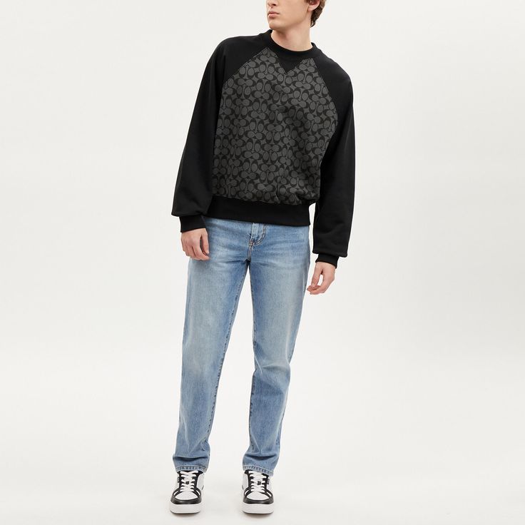 100% cotton Knit rib: 100% cotton Length: 26 Model is 6'2 (188cm) and wears a size M Style No. CO825 Sling Bag Mini, Coach Outlet, Cotton Knit, Mini Bag, Crewneck Sweatshirt, Crew Neck Sweatshirt, Outlet, Crew Neck, Sweatshirts