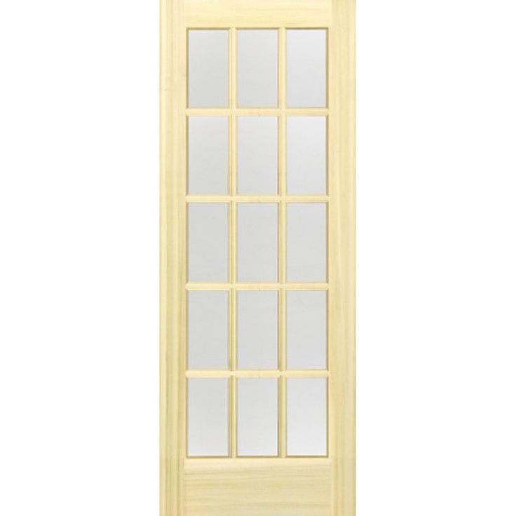 a white door with glass panels on the side