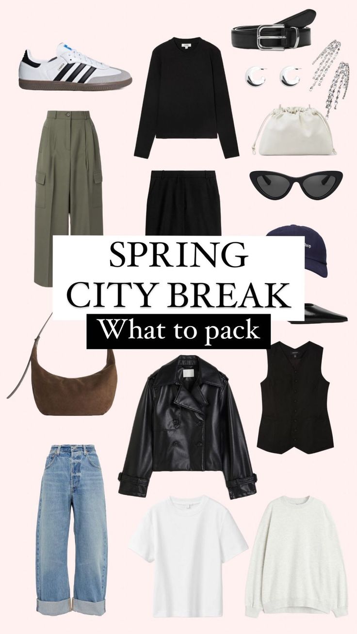 spring city break what to pack