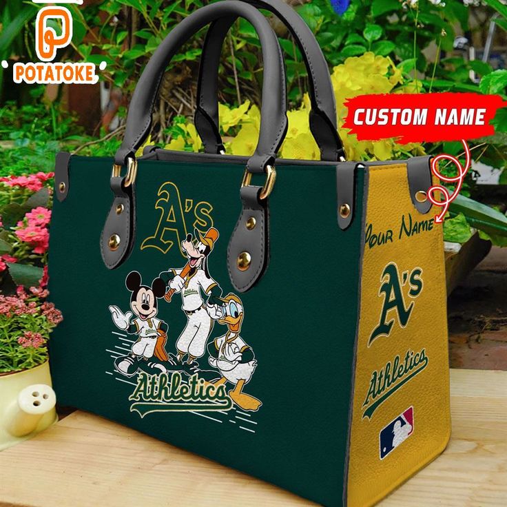 Oakland Athletics Disney Women Leather Hand Bag  Introducing our Women’s Handbag, the epitome of sophistication and versatility. Crafted with premium materials and exquisite attention to detail, it offers both style and functionality. With spacious compartments and elegant design, our handbag seamlessly transitions from day to night, adding a chic touch to any outfit. Elevate your accessory game with our Women’s Handbag, where fashion meets practicality in every stitch.Photos Of Oakland Athletics Disney Women Leather Hand Bag [thien_display_attachment_images]Product details: Oakland Athletics Disney Women Leather Hand Bag [block id="detail-leather-bag"] Disney Bags For Daily Use, Daily Disney Style Bag, Disney Satchel Bag For Everyday Use, Disney Style Gift Bag, Rectangular Shape, Disney Rectangular Shoulder Bag For Daily Use, Disney Rectangular Shoulder Bag For Everyday Use, Disney Tote Bag For Everyday Use, Disney Rectangular Bags For Disney Fan Events, Stitch Photos