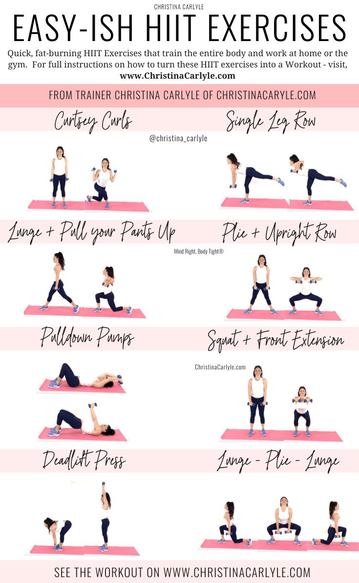 a woman doing yoga poses with the words easy - ish hit exercises on it