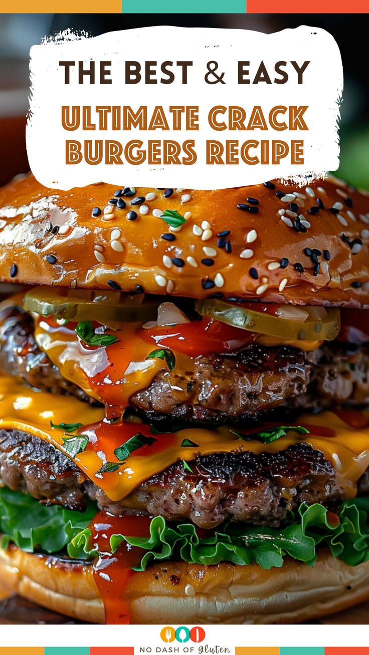 the best and easy ultimate cheeseburger recipe is made with everything you need to make it