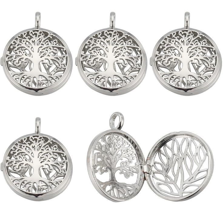 PRICES MAY VARY. [1 BOX 10PCS CAGE CHARMS]: You will receive 10Pcs stone holder cage with an openable design that allows you to place pearls, stones, beads, and other items you like. The special shape of the Tree of Life symbolizes vitality and vitality. [EASY TO USE]: A versatile necklace cage pendants that can be opened, simply add your favorite beads, pearls, crystals, and even essential oil scented pomelo or stones to make a necklace, bracelet, earring, and any other accessory you want to ma Cage Necklace, Caged Necklace, Diy Necklaces, Charms For Jewelry Making, Charms For Jewelry, Essential Oil Scents, Locket Charms, Necklace Brands, Jewelry Making Charms