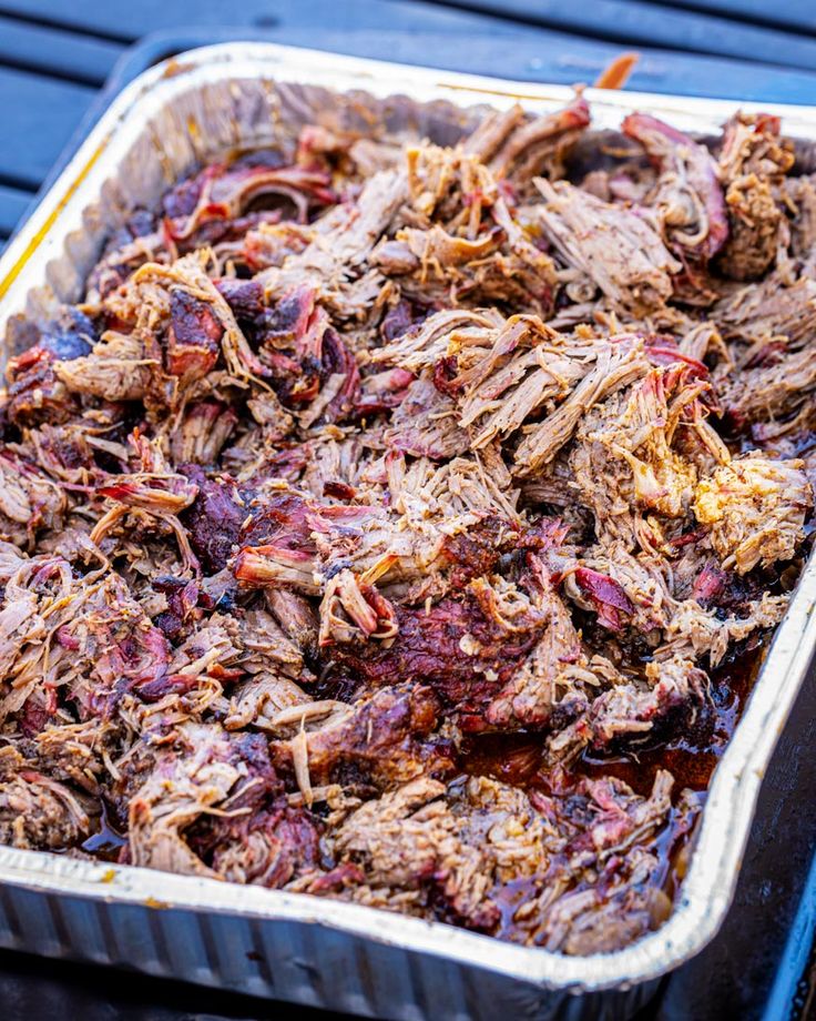 the meat is cooked and ready to be put into the oven in the baking dish