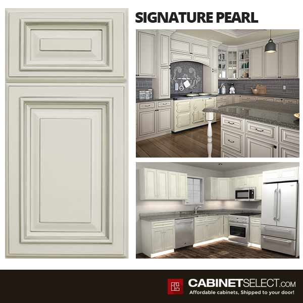 an advertisement for cabinet doors and cabinets with pictures of kitchen appliances in white, black and gray colors