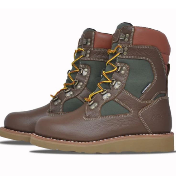 Asolo -Description: Mens' Welt High 9" Hiker Work Boot-Brown & Green. Vibram Outsole. -Style: As1016m -Size: 9 Mens (Only Size Left!) -Color: Green/ Brown -Condition: New With Box Moc Toe Work Boots With Vibram Sole For Hunting, Brown Plain Toe Waterproof Boots For Outdoor, Brown Moc Toe Hiking Boots With Reinforced Heel, Brown Waterproof Boots With Snip Toe For Outdoor, Brown Waterproof Snip Toe Boots For Outdoor, Brown Plain Toe Hiking Boots For Outdoor Work, Brown Hiking Boots With Reinforced Heel For Outdoor Work, Brown Waterproof Boots With Reinforced Heel And Moc Toe, Brown Hiking Boots With Reinforced Heel And Moc Toe