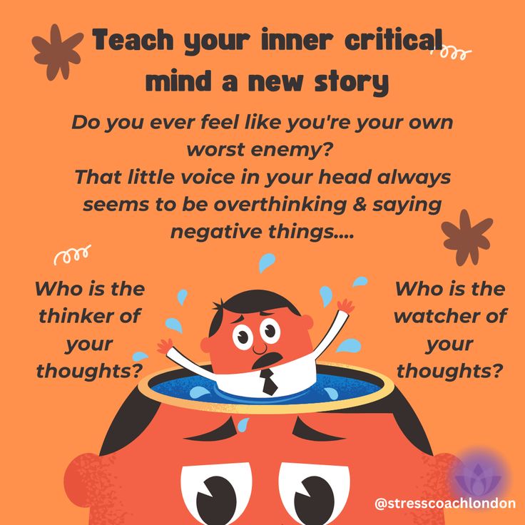 an orange poster with the words teach your inner crimial mind a new story