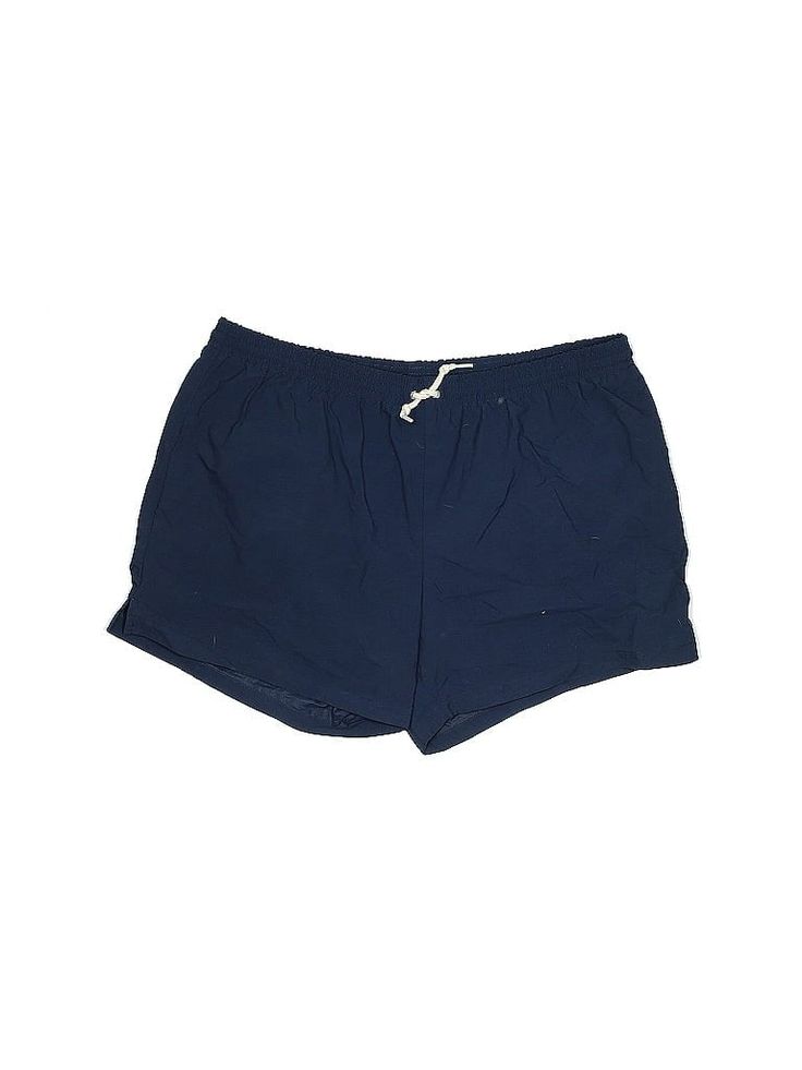 American Apparel Athletic Shorts Size: Large Activewear - used. 100% Nylon, Solid | American Apparel Athletic Shorts: Blue Solid Activewear - Size Large Collegiate Style Athletic Shorts With Moisture-wicking, Blue Stretch Cotton Swim Trunks, Navy Nylon Short Bottoms, Collegiate Sports Shorts, Navy Nylon Shorts, Collegiate Athletic Shorts With Moisture-wicking, Compressive Blue Athletic Shorts, Blue Athletic Shorts, Blue Moisture-wicking Athletic Shorts For Streetwear