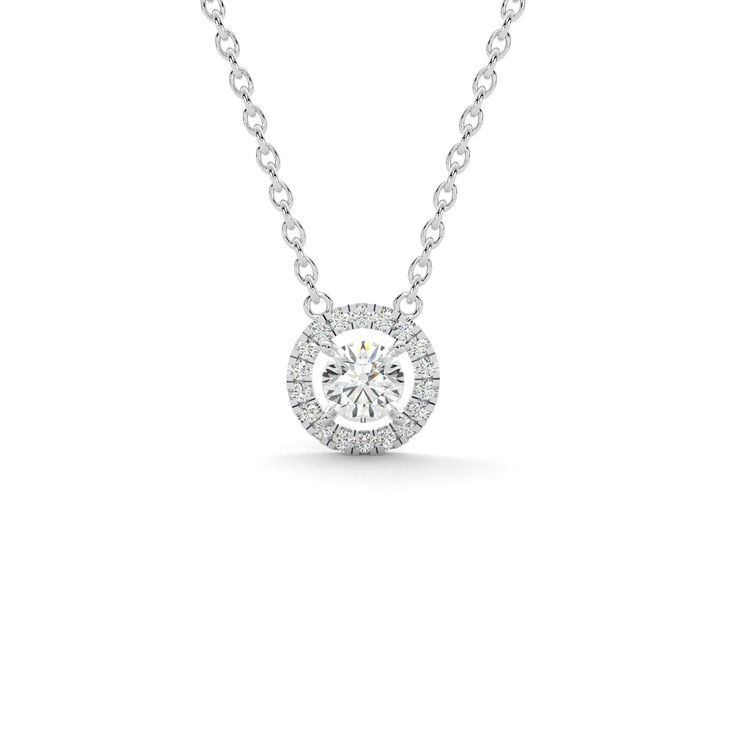 Diamond Halo Necklace 14k white gold, Personalized jewelry Halo pendant, center round cut diamond surrounded by small diamonds * Gold Color: Yellow/White / Rose Gold * Karat: 14K * Diamond cut: Round * Total Diamond Weight: For 0.50 ct center: 0.67-0.70 ct * Total Diamond Weight: For 0.70 ct center: 0.87-0.90 ct * Total Diamond Weight: For 1.00 ct center: 1.18-1.20 ct * Total Diamond Weight: For 1.50 ct center: 1.68-1.70 ct * Total Diamond Weight: For 2.00 ct center: 2.18-2.20 ct * Color & Clarity: Natural  GIA:H SI2   CGL: G SI1   Side Diamonds: H-G SI1 ▫️ 100% Natural,conflict-free diamonds For more varieties contact us We are a family of diamond dealers for over 40 years, our specialty is making custom-made gold jewelry sets with diamonds carefully chosen, and semi-precious stones with Diamond Necklace Solitaire, Halo Necklace, Gold Jewelry Sets, Halo Pendant, Diamonds And Gold, Rose Gold Metal, Solitaire Pendant, Diamond Halo, White Rose Gold