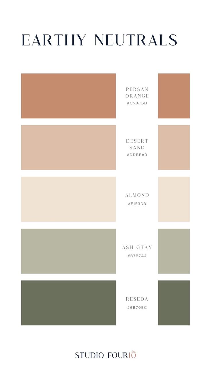 the color scheme for earth neutrals