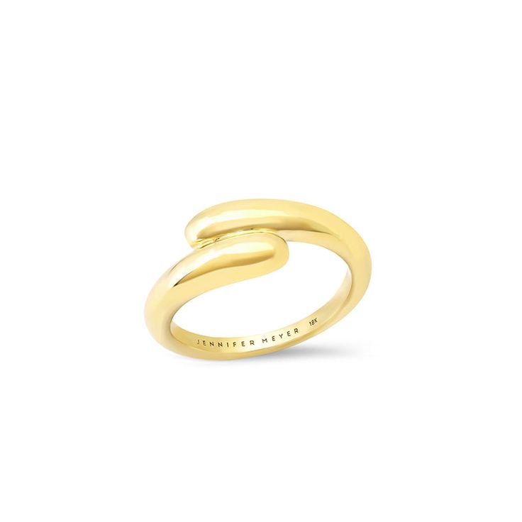 Simple yet striking, our Small Double Dome Ring is crafted from 18-karat solid gold for timeless, effortless elegance. Perfect for everyday wear or for stacking with other rings, this classic yet edgy band is a statement piece you won't want to take off! Ring size 6.5 Custom sizes available upon request. Please email shop@jennifermeyer.com Made with love in Los Angeles Complimentary gift wrapping provided Modern Rings With Thick Band And Tension Setting, Modern Twist Yellow Gold Bypass Ring For Formal Occasions, Classic Everyday Jewelry With Tension Setting, Timeless Everyday Jewelry With Tension Setting, Modern Bypass Open Ring For Formal Occasions, Modern Open Bypass Ring For Formal Occasions, Modern Open Bypass Ring For Formal Events, Modern 14k Gold Bypass Ring For Formal Occasions, Timeless Yellow Gold Tarnish Resistant Midi Rings