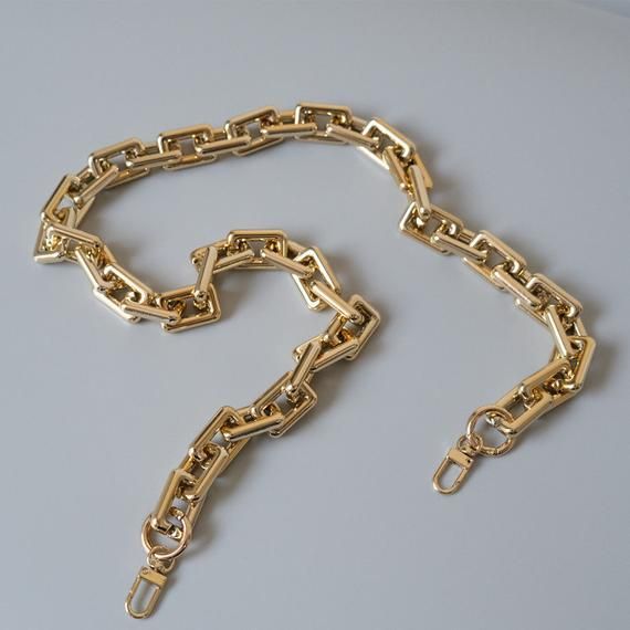 Hello! Welcome to CrafthardwareFinding:)Bag Chain Purse chain Acrylic Chain bag handle bag strap bag hardwaresize: 2mm widthcolor: goldQuantity: 1pcs / packNote:1. Colors may vary slightly from picture due to computer monitor and photo lighting.2. if you need more, pls covo me.:) 3. Default shipping method is the Air Post by the Post Office. Wanna choose Expedited shipping method, pls contact me first.Please contact me if there is a problem with your item. I will do my best to resolve any issues Diy Chain, Bling Shirts, How To Make Purses, Woman Bag, Purse Hardware, Metallic Purse, Cheap Bags, Bag Chain, Purse Strap