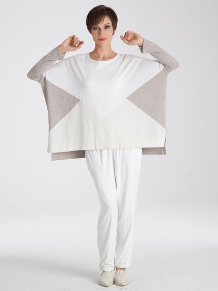 Try Angles sweater by Planet Cozy Batwing Sleeve Tops For Layering, Oversized Fine Knit Top, Slouchy Soft Knit Top With Batwing Sleeves, Stretch Knit Sweater With Batwing Sleeve, Oversized Cashmere Sweater For Loungewear, Batwing Sleeve Sweater For Layering, Oversized Batwing Sleeve Knit Top For Layering, Chic White Batwing Sleeve Sweater, Stretch Knit Top For Layering