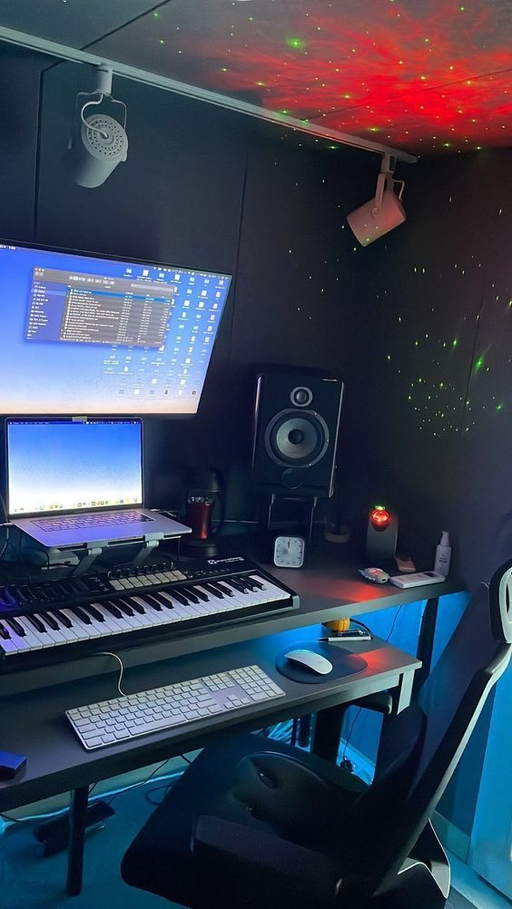 I will produce fire type Beats! like gunna, future , roddy ricch, lil baby, drake, travis scott and more! Mini Music Studio, Music Studio Bedroom, Music Studio Aesthetic, Papan Menu, Drake Travis Scott, Ruangan Studio, Home Recording Studio Setup, Recording Studio Setup, Dj Room