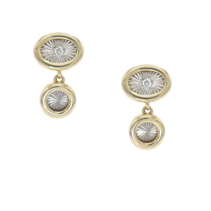 Introducing the Mirage Studs, a stunning addition to your jewelry collection. These 14K yellow gold studs feature a unique design with a pear cut and round cut miracle setting adorned with sparkling white diamonds totaling 0.02 CTW. Elevate your style with these elegant and timeless studs that are sure to turn heads wherever you go. Formal Teardrop Single Cut Diamond Earrings, Timeless Yellow Gold Diamond Earrings For Formal Occasions, Timeless Polished Diamond Earrings, Yellow Gold Oval Diamond Earrings For Formal Events, Timeless Oval Yellow Gold Diamond Earrings, Formal Oval Yellow Gold Diamond Earrings, Formal Yellow Gold Oval Diamond Earrings, Elegant Oval Diamond Earrings In 14k Gold, Elegant 14k Gold Oval Diamond Earrings