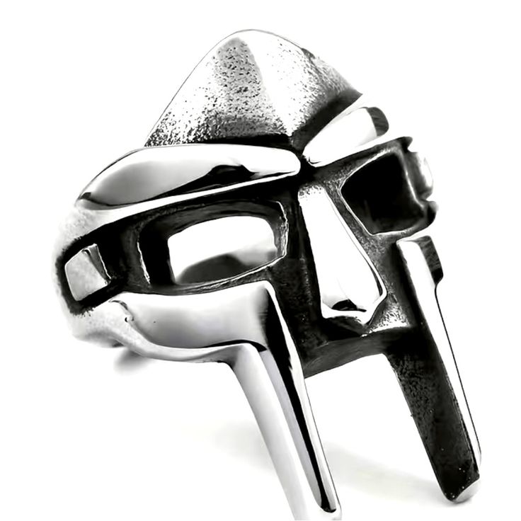 This Is For A Mf Doom Mask Ring. Pharaoh Mask, Mf Doom Ring, Doom Mask, Mf Doom Mask, Egyptian Pharaoh, Hip Hop Rings, Mode Punk, Ring Man, Vintage Hip Hop