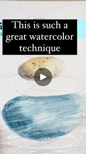 this is such a great watercolor technique by the artist and it's amazing