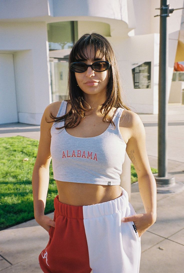 The Scoop Neck Crop Top! This lined, cropped tank is the perfect piece to dress up or keep it casual. SIZING AND DETAILS Sizing: XS-XXL Cropped fit 95% Cotton, 5% Spandex Screenprint, Heat Transfer Vinyl logo application P.S. We’d love to see you repping this style! Make sure to tag us (@hypeandvice) to be featured :) Spring Streetwear Tops With Tank Straps, Casual Scoop Neck Crop Top, Cropped Sports Bra For Summer, Trendy Racerback Sports Bra For Summer, Casual Tank Top For Streetwear, Trendy White Sports Bra For Spring, Trendy Spring Sports Bra Scoop Neck, Sporty Crop Tank Top For Spring, Sporty Spring Crop Top Tank Top