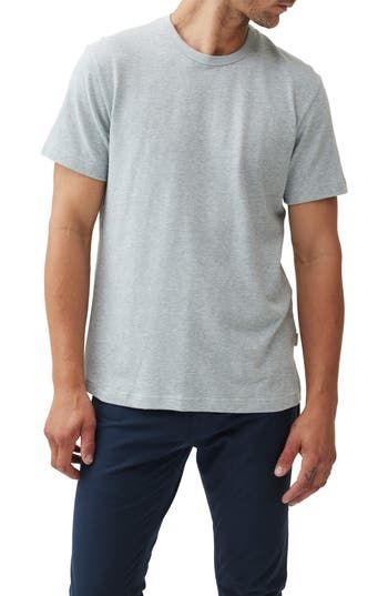 Refine your casual look with a T-shirt made from an airy piqué of cotton and linen. 28" length (size Medium) Crewneck Short sleeves 70% cotton, 30% linen Machine wash, dry flat Made in Turkey Classic Linen Short Sleeve T-shirt, Short Sleeve Linen T-shirt For Loungewear, Spring Casual Linen T-shirt, Casual Short Sleeve Pima Cotton Top, Casual Pima Cotton Short Sleeve Top, Casual Relaxed Fit Pima Cotton T-shirt, Casual Crew Neck Pima Cotton Top, Casual Pima Cotton T-shirt With Relaxed Fit, Casual Pima Cotton Crew Neck Top