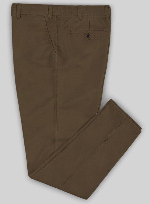 Our versatile stretchinos are sure to have a place in your off-duty clothing repertoire for years to come. 
 
 A Stylish must have, the brown stretchino is sure to become an essential addition to your chino collection. 
 
Pre-washed, Pre-shrunk. 
 
 Custom Made to your Style and Size. Brown Slim Fit Tapered Leg Pants, Slim Fit Brown Dress Pants With Tapered Leg, Brown Slim Fit Pants With Welt Pockets, Brown Slim Fit Dress Pants With Tapered Leg, Casual Brown Slim Fit Dress Pants, Brown Slim Fit Dress Pants For Fall, Brown Slim Fit Bottoms With Welt Pockets, Fitted Brown Chinos With Tapered Leg, Fitted Brown Chinos With Pockets