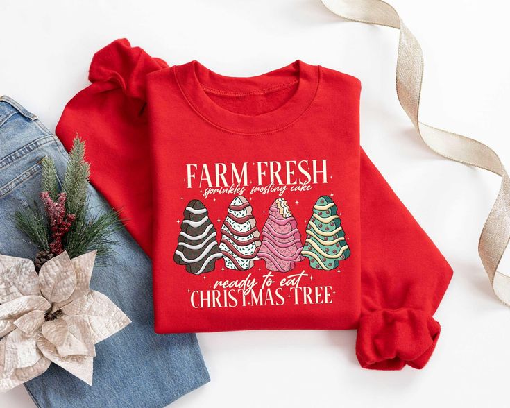 Farm Fresh Sprinkles Frosting Cake Ready to Eat Sweatshirt, Groovy Christmas Sweater, Retro Christmas Hoodie, Christmas Cakes Sweatshirt Hello! Thank you for supporting small businesses. My main priority here is the satisfaction of my customers. High quality and super soft, comfortable shirt. Made with special quality vinyl and pressed with a first class heat press. 𝗛𝗢𝗪 𝗧𝗢 𝗢𝗥𝗗𝗘𝗥 𝟏. Please, Check and Review all Listing Photos. 𝟐. Select Your Size and Color from drop down menus. 𝟑. Ch Frosting Cake, Groovy Christmas, Christmas Cakes, Christmas Hoodie, Christmas Hoodies, High Quality T Shirts, Christmas Cake, Farm Fresh, White Shirts