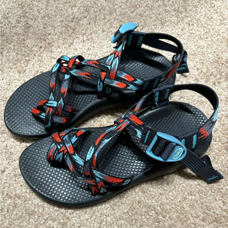 Brand New. Never Worn. Features Of Chaco Zx2 Classic Shoes - Women's Upper: Double-Strapped Polyester Jacquard Webbing Upper Wraps Around The Foot And Through The Midsole For A Customized Fit Toe Loop For Secure Fit Adjustable And Durable High-Tensile Webbing Heel Risers Injection-Molded Ladder Lock Buckle Midsole: Women's Specific Luvseat Pu Midsole Vegan-Friendly Construction Outsole: Non-Marking Chacogrip Rubber Compound 3mm Lug Depth Blue Sandals With Adjustable Straps And Round Toe, Blue Sandals With Adjustable Straps, Blue Sandals With Adjustable Straps For Summer, Adjustable Multicolor Sport Sandals For Summer, Casual Adjustable Blue Sport Sandals, Casual Blue Adjustable Sport Sandals, Blue Sport Sandals With Ankle Strap For Summer, Blue Sport Sandals With Adjustable Strap For Summer, Blue Ankle Strap Sport Sandals For Summer