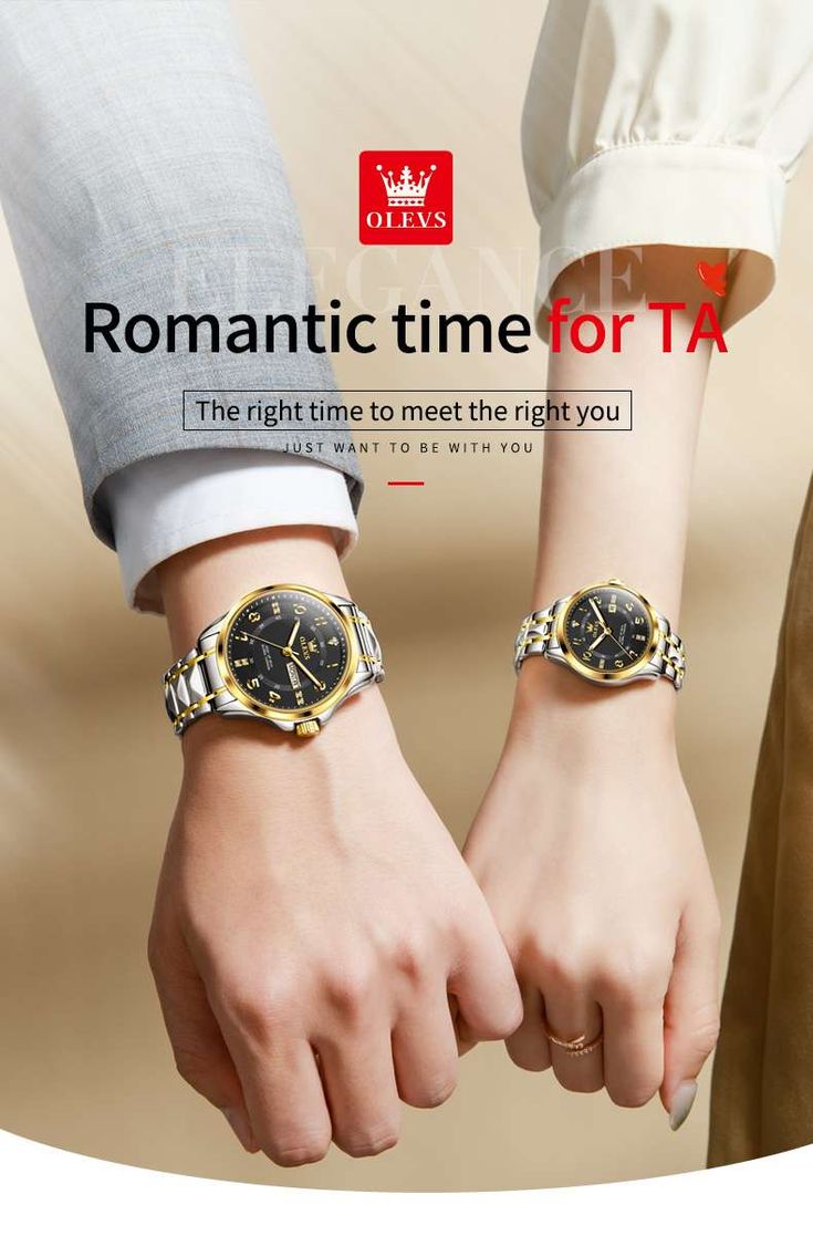 Elevate your style with OLEVS 2910 Golden Luxury Quartz Couple Watches featuring a sleek gold bracelet and full steel design. A perfect fusion of fashion and functionality, these creative timepieces are ideal for both females and males, making for a thoughtful and stylish gift. Embrace luxury and precision with this exquisite couple’s clock. Specification Item Value Dial Window Material Type Glass Case Shape Round Band Length 20cm Clasp Type Folding Clasp with Safety Water Resistance Depth 3BAR Couples Watches, Jhumka Design, Jhumka Designs, Romantic Times, Couple Watch, Watch Luxury, Gold Armband, Metal Straps, Romantic Moments