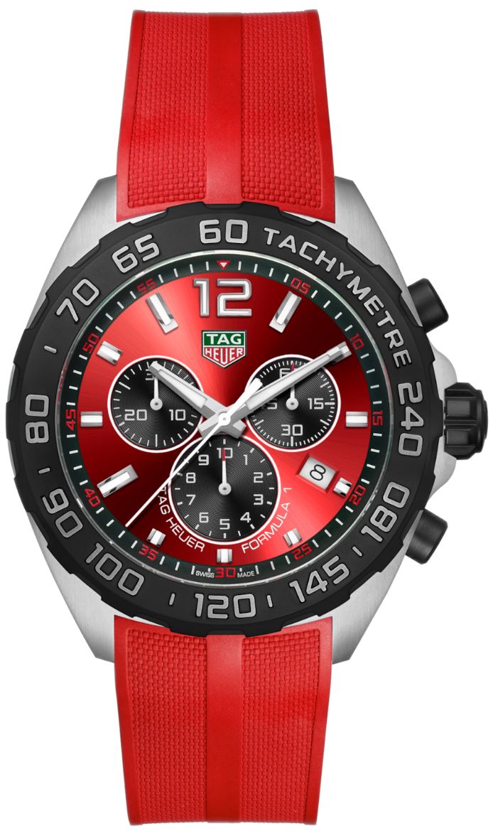 Classic Red Analog Watch, Classic Red Chronograph Analog Watch, Red Classic Analog Chronograph Watch, Classic Red Analog Chronograph Watch, Red Chronograph Watch With Subdials, Luxury Sports Chronograph Watch With Subdials, Classic Red Chronograph Watch, Red Chronograph Watch With Analog Display, Red Chronograph Watch With Round Dial