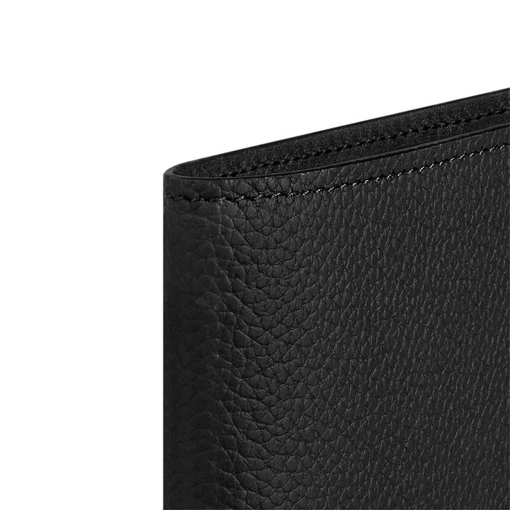 LOUIS VUITTON® - Multiple Wallet - Black Luxury Black Compact Trifold Wallet, Luxury Black Trifold Wallet With Coin Pocket, Luxury Black Card Holder With Coin Pocket, Luxury Black Trifold Wallet For Daily Use, Black Trifold Wallet With Card Slots For Formal Use, Leather Bifold Card Holder For Evening, Luxury Black Trifold Wallet For Formal Occasions, Luxury Black Trifold Wallet For Business, Formal Black Trifold Wallet With Interior Card Slots