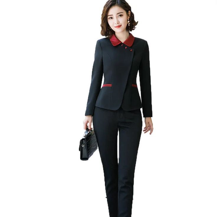 Step into sophistication with this must-have 3-piece set for women. The blazer features a single-breasted closure, perfectly completed by slim-fit pants and a skirt in a solid pattern. Crafted from high-quality polyester, this ensemble ensures durability and a polished look. Upgrade your wardrobe for a chic and comfortable experience. Specifications Brand Name: GeraldBlack Pattern Type: SolidMaterial: PolyesterMaterial: microfiberStyle: Office LadyOrigin: Mainland ChinaCN: GuangdongDecoration: ButtonFabric Type: Synthetic fiberMaterial Composition: Blazer+MicrofiberPant Style: Pencil PantsFront Style: FlatFit Type: skinnyPant Closure Type: Button FlyModel Number: 365onlineGender: WOMENSleeve Length(cm): FullClothing Patterns: SLIMLength: Full LengthClothing Length: RegularItem Type: Pant S Office Lady Suit For Fall, Tailored Office Lady Blazer, Office Lady Pantsuit For Fall, Black Office Lady Blazer For Career, Fall Office Lady Pantsuit, Slim Fit Long Sleeve Office Sets, Fall Notch Lapel Suits For Office, Office Lady Suits With Lapel Collar For Business, Business Suits With Lapel Collar For Office Lady