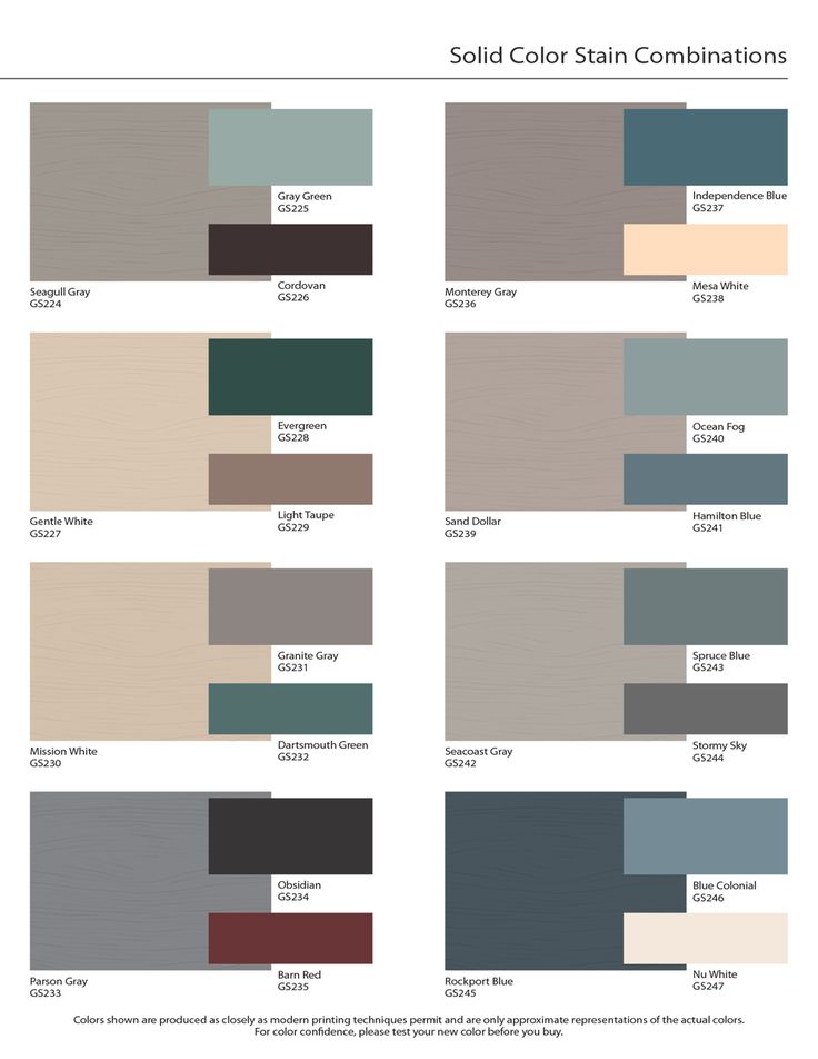 the color chart for different shades of paint