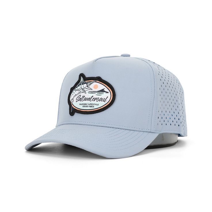 Designed with performance in mind, the Marlin Vented Hat is made of the finest materials and is perfect for nearly any activity. Details & Features 5-panel structured snapback design Embroidered on Marlin Patch Adjustable snap with SWS insignia 90% Polyester and 10% Spandex Breathable Adjustable Six-panel Snapback Hat, Adjustable Breathable Six-panel Snapback Hat, Breathable Adjustable Snapback Baseball Cap, Breathable Snapback Baseball Cap With Adjustable Fit, Breathable Adjustable Snapback Hat With Curved Brim, Breathable Snapback Hat With Curved Brim And Adjustable Fit, Functional Adjustable Hat With Curved Brim, Sporty 5-panel Fitted Hat For Outdoor, Breathable Six-panel Snapback Hat