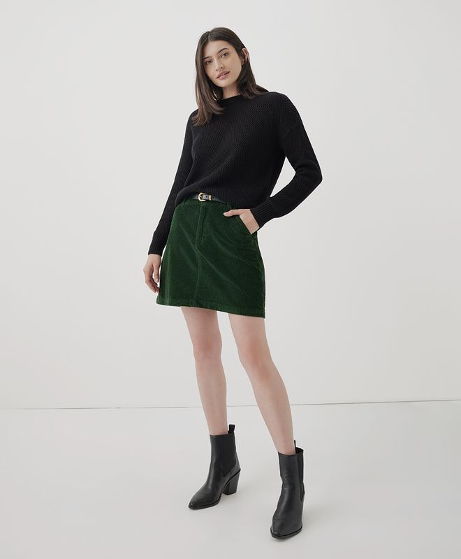 Women’s Clearance Classic Corduroy Skirt made with Organic Cotton | Pact