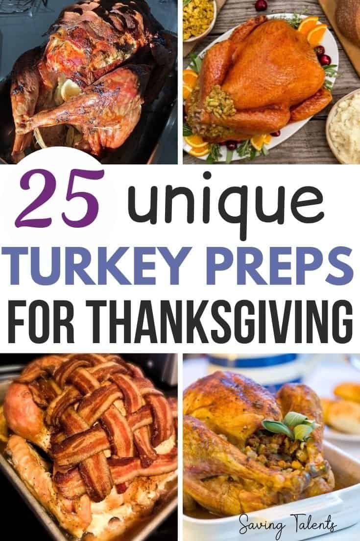 25 unique turkey preps for thanksgiving