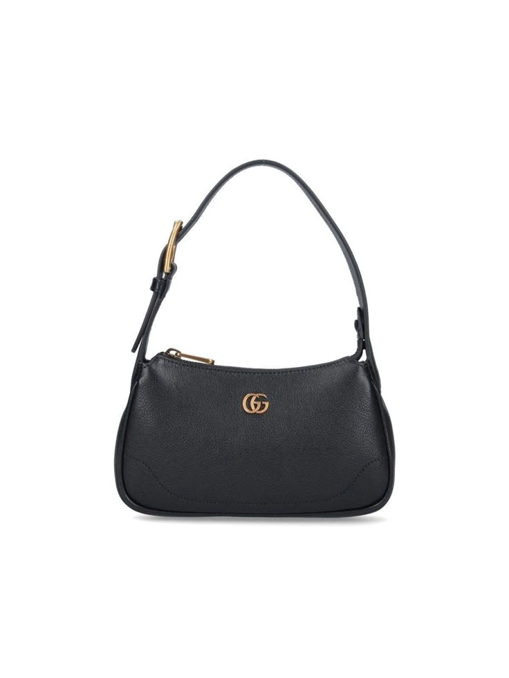 Gucci Logo Leather Shoulder Bag Gucci Black Shoulder Bag, Black Designer Bag, Purse Wishlist, Black Gucci Bag, Black Designer Bags, Bag Wishlist, Accessory Inspo, Gucci Purses, Virtual Wardrobe