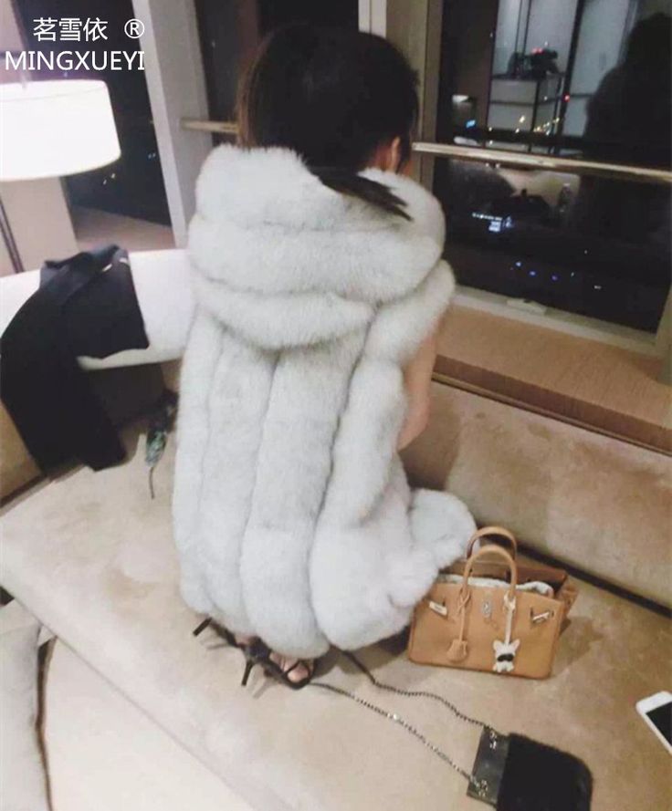 >> Click to Buy << Fur vest female 2016 medium-long fox fur rex rabbit hair wool with a hood vest outerwear slim #Affiliate Short Winter Coat, Winter Coat Short, Women Faux Fur Vest, Fox Fur Vest, Faux Fur Hooded Coat, Faux Fur Coats, Fur Hood Coat, Fur Accessories, Rex Rabbit