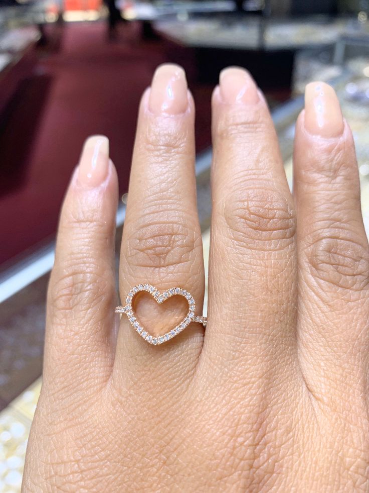 14k yellow gold diamond heart ring 0.28ct Size: 6 1/2 Color: G Quality: SI1 Setting: u pave, share prong Diamonds: twt 0.28ct G SI1 Sizing is free of charge for 2 sizes up or down. METAL: Material: 14K White Gold Model # D277R0320 Only natural, non-conflict diamonds are used. An appraisal for insurance purposes can be available upon request. Custom alterations may be made upon request. Daniel's Creations has been in business since 2002, established by a family of jewelers with decades of experie Rose Gold Diamond Heart Ring For Promise, Heart Shaped Diamond Ring In Rose Gold, Rose Gold Heart Cut Cubic Zirconia Diamond Ring, Heart Shaped Rose Gold Diamond Ring, Anniversary Heart Ring In Rose Gold With Diamond, Rose Gold Heart Cut Diamond Ring With Vvs Clarity, Rose Gold Diamond Heart Cut Ring, Rose Gold Heart Ring With Diamonds For Anniversary, Rose Gold Heart Ring With Brilliant Cut