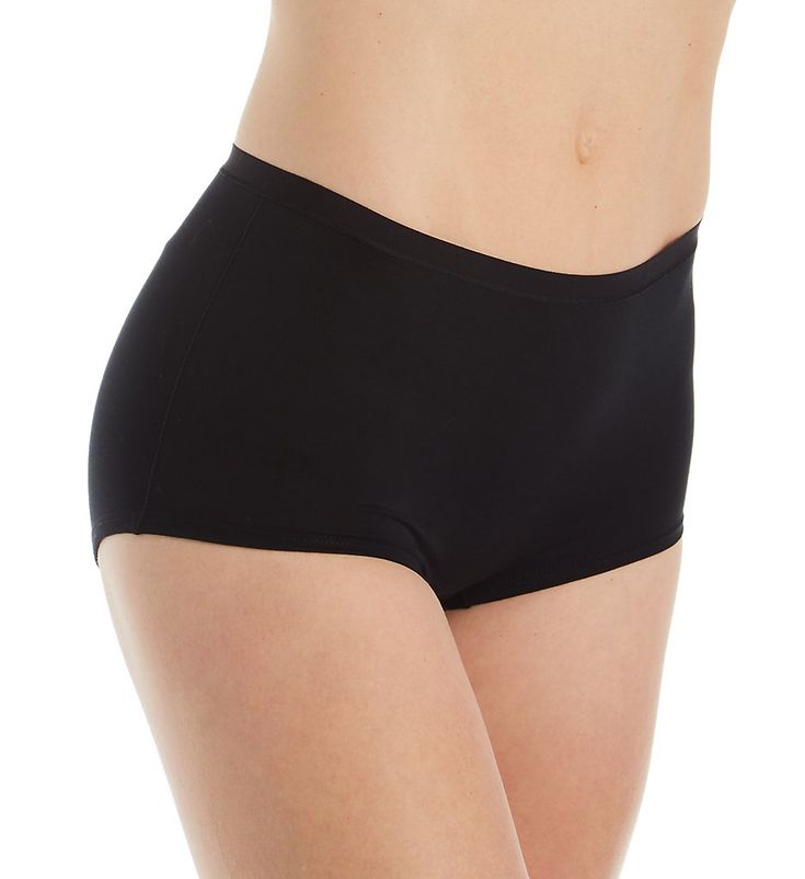 You'll love the casual style and great coverage of this boyshort almost as much as you'll love its soft, breathable knit that provides day in and day out comfort. Made from knit cotton with elastane. Flat, exposed elastic waistband for discreet wear. Seamless rear for no chafing when sitting. High rise. Full rear coverage. Double-stitched hems are free of elastic and offer more leg coverage. Additional gusset lining. Interior tags. Calida Women's Natural Comfort Cotton Boyshort Brief Panty in Bl Stretch Soft Touch Short Bottoms, Comfortable Stretch Solid Pajama Shorts, Soft Touch Stretch Short Bottoms, Soft Touch Stretch Shorts, Smoothing High-waisted Shorts In Neutral Color, Solid Smoothing High-waisted Shorts, Solid Color Smoothing High-waisted Shorts, Stretch Brief Shorts For Loungewear, Casual Seamless Pajama Shorts