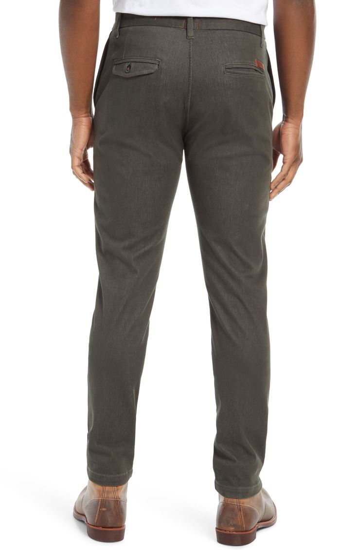 Made with the brand's signature Denit material, these classic chinos feature a four-way-stretch fabric that perfectly blends functionality and comfort. Style Name:Kato Denit Slim Fit Chinos. Style Number: 6139187. Available in stores. Tapered Leg 4-way Stretch Chinos With Welt Pockets, Casual Stretch Dress Pants With Flat Front, Classic Chinos With 4-way Stretch For Business Casual, Casual Chinos With 4-way Stretch For Work, Casual Cotton Chinos With 4-way Stretch, Classic Tapered Leg Chinos With 4-way Stretch, Classic Chinos With 4-way Stretch And Tapered Leg, Cotton Chinos With 4-way Stretch And Tapered Leg, 4-way Stretch Cotton Chinos With Tapered Leg