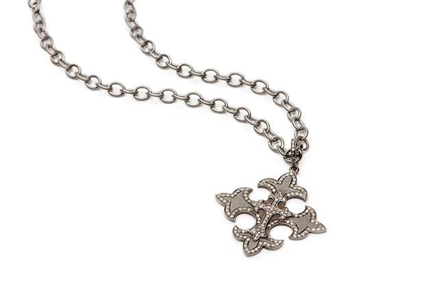 One of our MOST popular pendants, this cross sells out over and over again. It is the perfect size for a refined statement piece look at your neck. It looks great on an oxidized sterling silver chain or on a gold one and the beauty is that you can change it out and wear it with both for maximum versatility. Item Number: PD4503 Specifications: Stones: Diamonds Metals: Oxidized sterling silver Size: Cross measures 40mm x 40mm. With the diamond bail, the overall dimensions measure 51mm tall x 40mm Champagne Diamond Necklace, Maltese Cross, Champagne Diamond, Butterfly Necklace, Oxidized Sterling Silver, Sterling Silver Chain, Maltese, Item Number, Cross Pendant