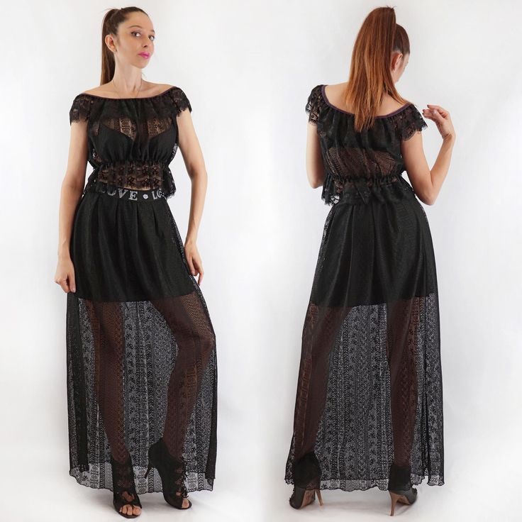 Ruffled lace skirt with pleats Material: lace Fabric: polyester-100 %  Details: - ruffled pleats - elastic band  - jersey lining SIZES: Tops and Bottoms Size XS                                                                                                  bust- around 34" / 84 cm  waist- around 24''/ 62 cm hips- around 34''/ 86 cm Size S bust- around 35''/ 88 cm waist- around 26''/ 66 cm hips- around 36''/ 90 cm Size M bust- around 37''/ 92 cm waist- around 28''/ 70 cm hips- around 37''/ 94 cm Flowy Tiered Lace Maxi Skirt, Elegant Tiered Lace Maxi Skirt, Party Skirt With Lace Patchwork, Summer Evening Skirt With Lace Trim, Lace Maxi Skirt With Ruffles And Tiered Design, Long Skirt With Lace Patchwork, Lace Tiered Maxi Skirt With Ruffles, Long Lace Skirt With Patchwork, Long Lace Skirt With Lace Patchwork