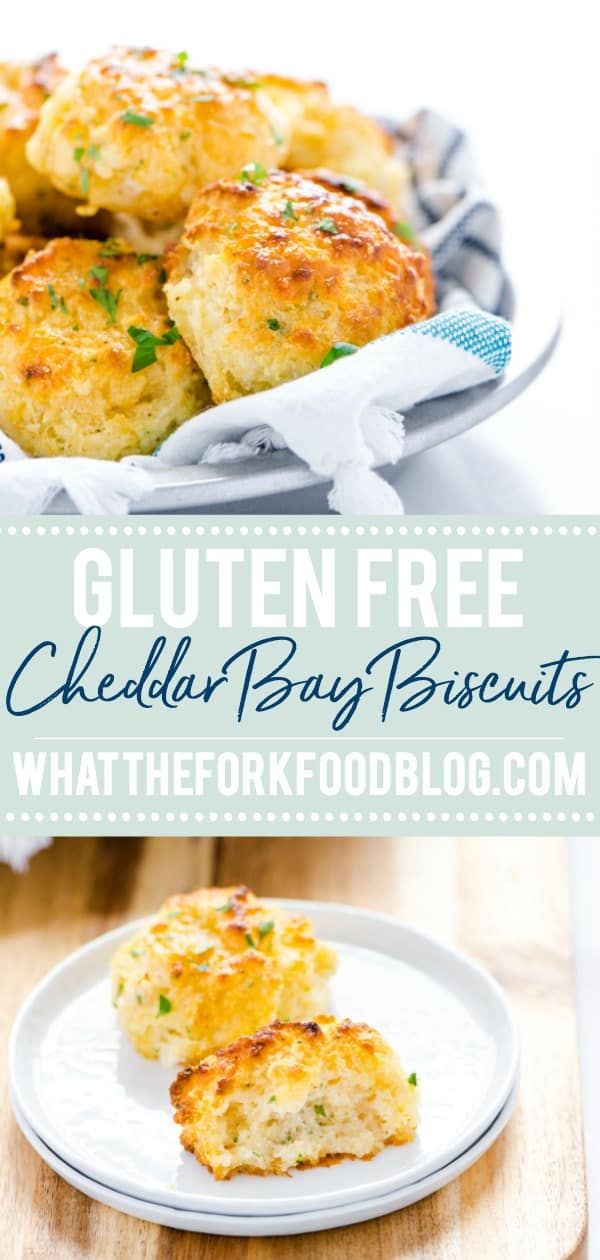 gluten free cheddar bag biscuits on a plate